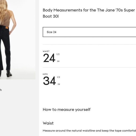 Denim Forum The Jane '70s Super High Rise Boot 30l High-waisted bootcut jeans - Picture 9 of 9